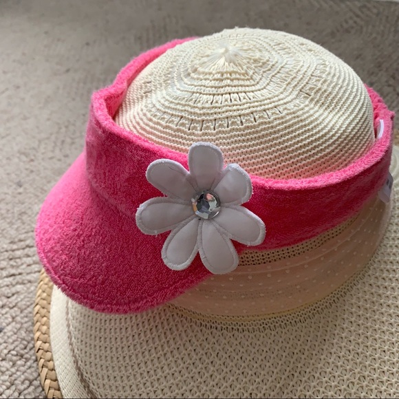 Gymboree Kid Girl Visor Hat 🌺 Size 8 Years And Up - Picture 2 of 10